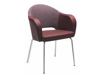 AGATHA 047 - Upholstered easy chair with armrests by Et al. - view 2